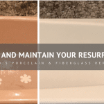 How to clean and maintain your resurfaced bathtub